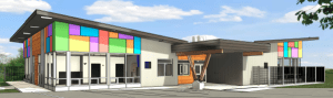 Artist rendering of the new BGC Okanagan, Summerland child care centre.